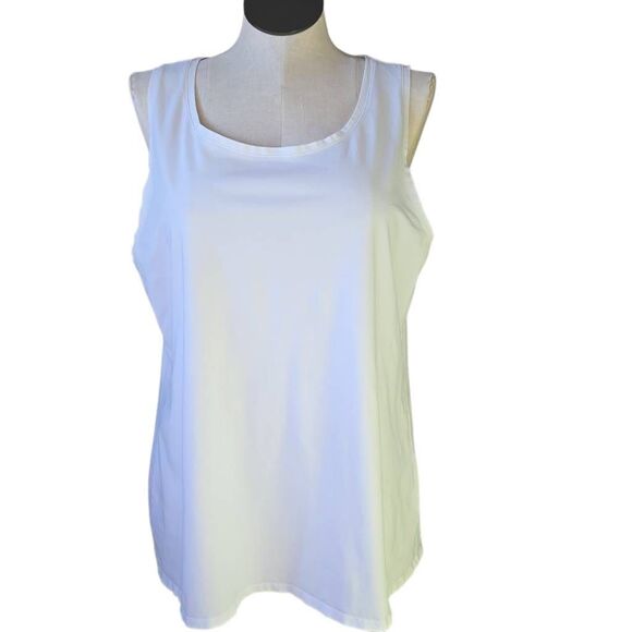 Pure Jill White Tank Top Size XL - Picture 1 of 6